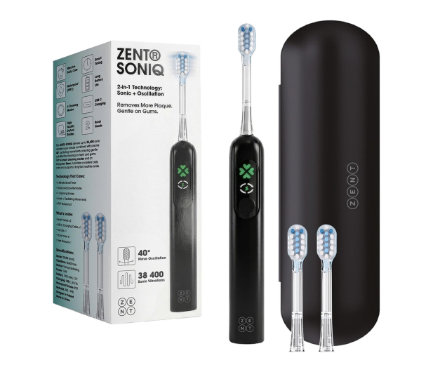 Zent Szczoteczka soniczna SoniQ (czarna) - 1568858 - zdjęcie 3